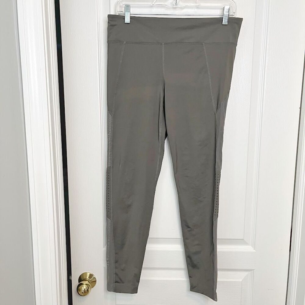 Joy Lab High Rise Sheer Paneled Perforated Holes Full Length Athletic Leggings
